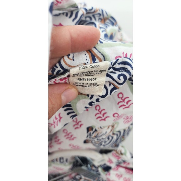 New NWT Anthropologie Print fresh Tiger Queen Pajama Short Set Women’s 2X - Picture 12 of 14